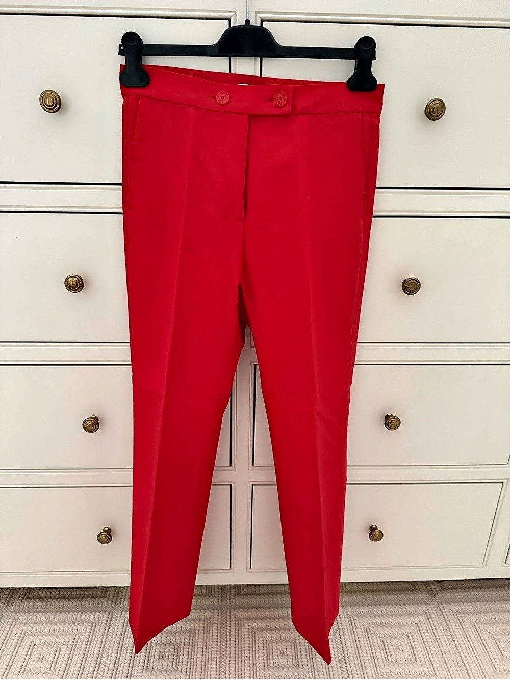Sandro Paris Red Pants Like New
